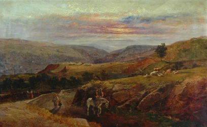 Burnley Valley fra Crofts Stone, 1870