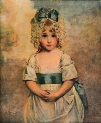 Charlotte Augusta Papendiek i en alder af fem, 1788, 1914.