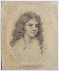 Portræt af Anna Maria Woolf, født Smart, ca. 1785.