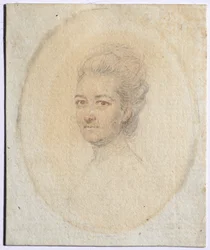 Portræt af en kvinde, ca. 1775.