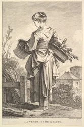 Sælgeren af selleri, 1741-63.