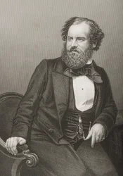 Albert Smith (1816-60) graveret af D.J. Pund fra et fotografi, fra 