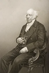 Andrew Reed (1788-1862) graveret af D.J. Pund fra et fotografi, fra 