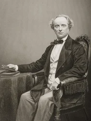 Charles John Kean (1811-68), graveret af D.J. Pund fra et fotografi, fra 