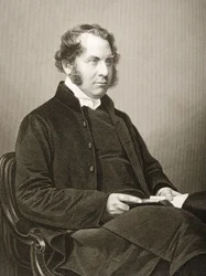 Henry Montagu Villiers (1813-61), graveret af D.J. Pound efter et fotografi, fra "The Drawing-Room of Eminent Personages, Volume 2", udgivet i London, 1860.