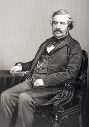 Martin Farquhar Tupper (1810-89) graveret af D.J. Pund fra et fotografi, fra 