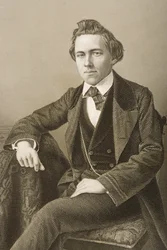 Paul Charles Morphy (1837-84) graveret af D.J. Pund fra et fotografi, fra 