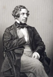 Samuel Warren (1807-77) graveret af D.J. Pund fra et fotografi, fra 