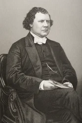 William Morley Punshon (1824-81) graveret af D.J. Pund fra et fotografi, fra 