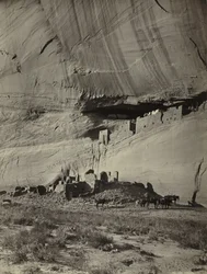 Ruiner af klippeboliger, Cañon de Chelly, Arizona