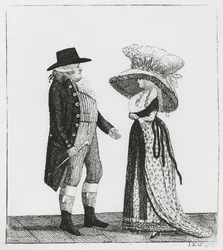 Kaptajn Dalrymple og Penelope Macdonald, 1787