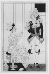 Illustration til Love for Love af William Congreve (litho)