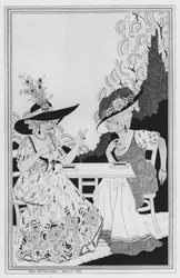 Illustration til The Way of the World af William Congreve (litho)