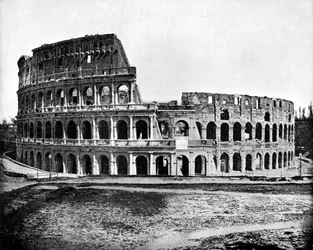 Eksteriør af Colosseum, Rom, 1893.