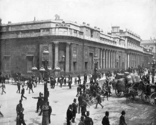 Bank of England, London, slutningen af det 19. århundrede.