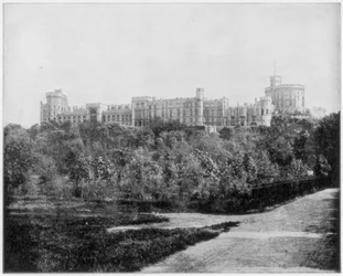 Windsor Castle, England, slutningen af det 19. århundrede.