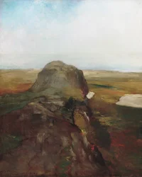 Autumn Study, View over Hanging Rock, Newport, R.I., 1868.