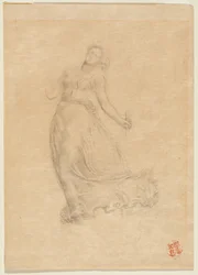 Allegorisk kvindefigur