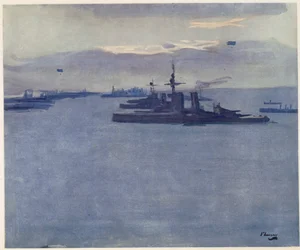 The Firth of Forth, Wind, 1917, fra British Artists at the Front, Fortsættelse af The Western Front, 1918