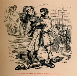 En Lictor sendes for at arrestere Publilius Volero, 1852