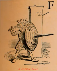 Et slående punkt, c1860, c1860.