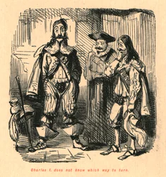 Charles I. ved ikke, hvilken vej han skal vende, 1897.