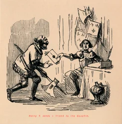 Henry V. sender en ven til Dauphin, c1860, c1860