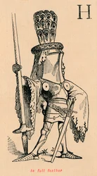 I hel fjer, c1860, c1860