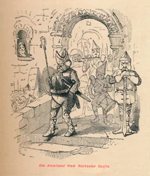 Odo afskediget fra Rochester Castle, c1860, c1860