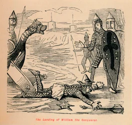Vilhelm Erobrerens landgang, c1860, c1860