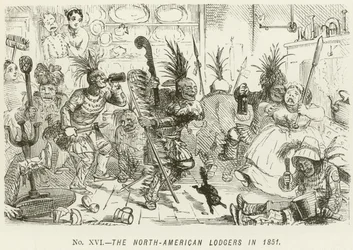 De nordamerikanske logerende i 1851