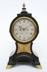 Ballonur, ca. 1760 (messing og eboniseret frugttræ)