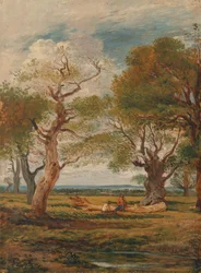 Landskab med figurer
