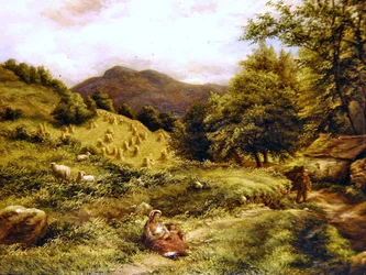 Redhill, Surrey (olie på lærred)