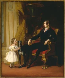 Prinzgemahl Albert u. Prinsesse Royal