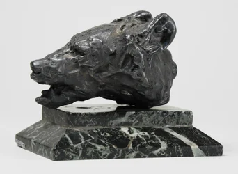 Bjørnehoved, ca. 1900 (bronze)