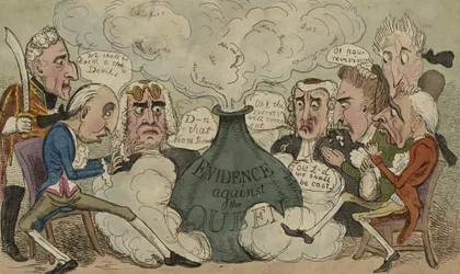 A Bottle of Smoak or a Song of Sixpence, 1820