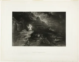 Moses bryder tabellerne, fra illustrationer af Bibelen