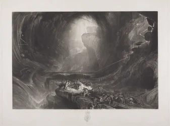 The Deluge, ca. 1828 (wc på papir)