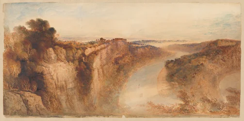 Udsigt over floden Wye, ser mod Chepstow