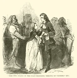 Illustration til A Tale of Two Cities af Charles Dickens