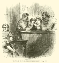 Illustration til A Tale of Two Cities af Charles Dickens