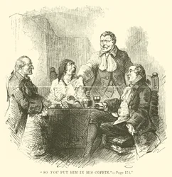 Illustration til A Tale of Two Cities af Charles Dickens