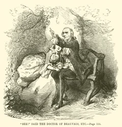 Illustration til A Tale of Two Cities af Charles Dickens