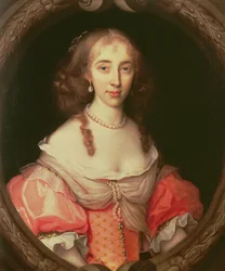 Portræt af Magdalen Aston (olie på lærred)