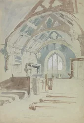 Interiør af Rag Chapel, Sir Robert Vaugn