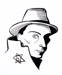 Felix Nussbaum, karikatur