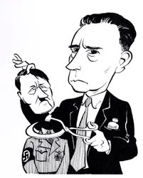 John Heartfield, karikatur med Adolf Hitler