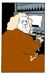 William Boyce spiller på orgel