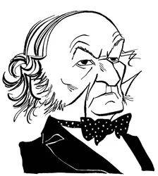 William Gladstone - karikatur af John Minnion